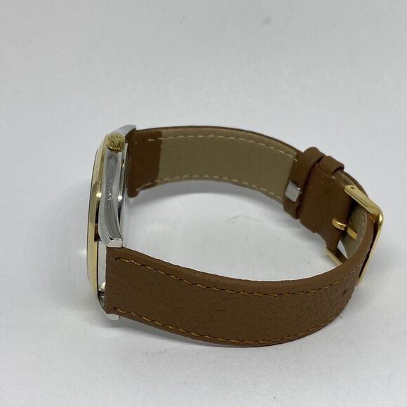 Michael Kors Slim Runway MK3479 Women's Brown Leather Analog Dial Watch EY183 - Picture 9 of 12